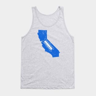 California Football, Retro - Yellow Tank Top